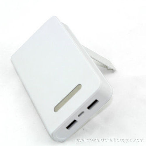 Big capacity power bank, 13,000mAh, with 2 USB Ports, 4 LED Power Indicators, LED Torch Holder
